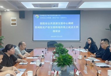 貴陽市公共資源交易中心調研指導貴州陽光產權交易所場外線上開標試點工作