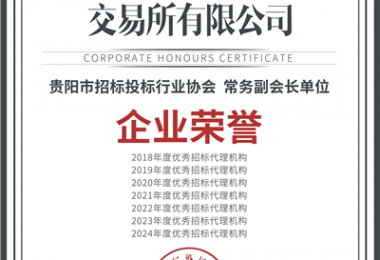 喜報(bào)！“七連冠”！貴州陽光產(chǎn)權(quán)交易所再獲“優(yōu)秀招標(biāo)代理機(jī)構(gòu)”殊榮